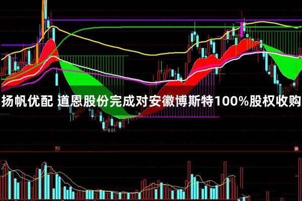 扬帆优配 道恩股份完成对安徽博斯特100%股权收购