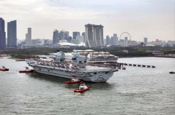交易鑫优配 英国航母“拼团”巡访亚太， F-35B沦为印度“旅游大使”